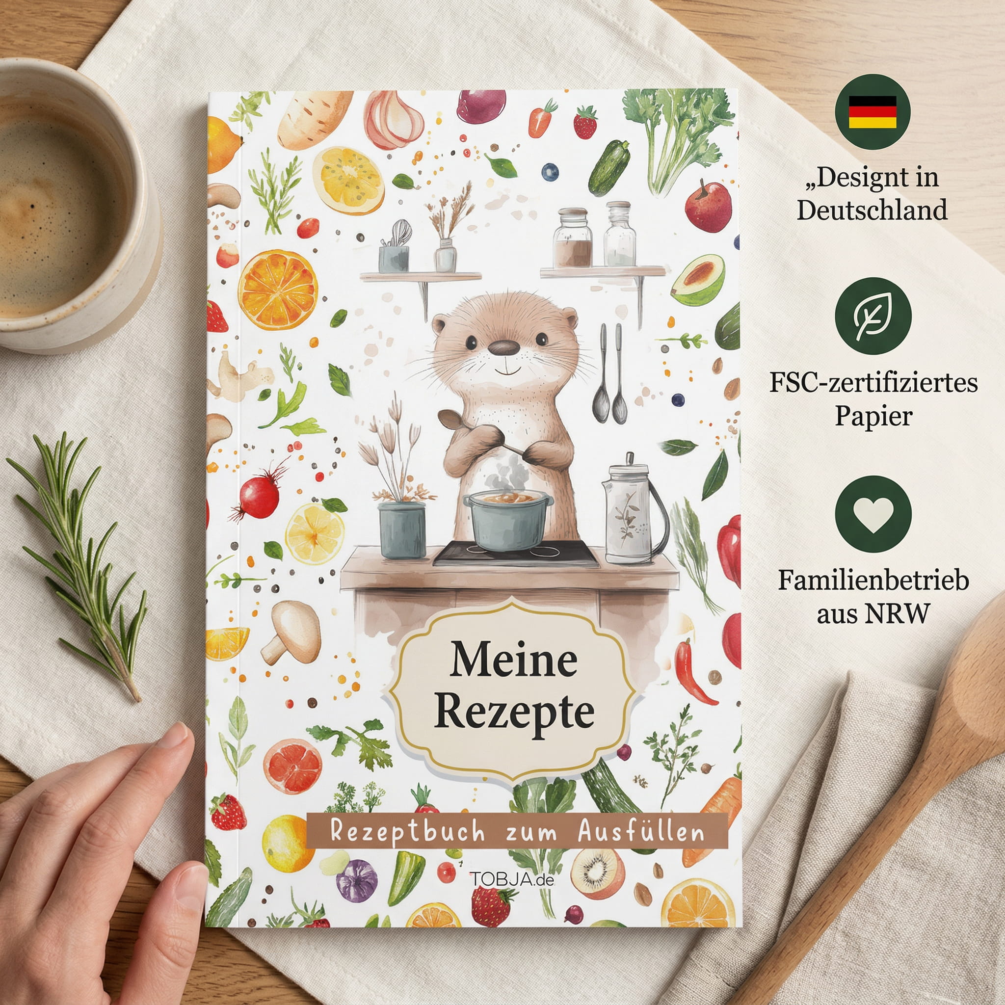Rezeptbuch "Otterliebe" A5