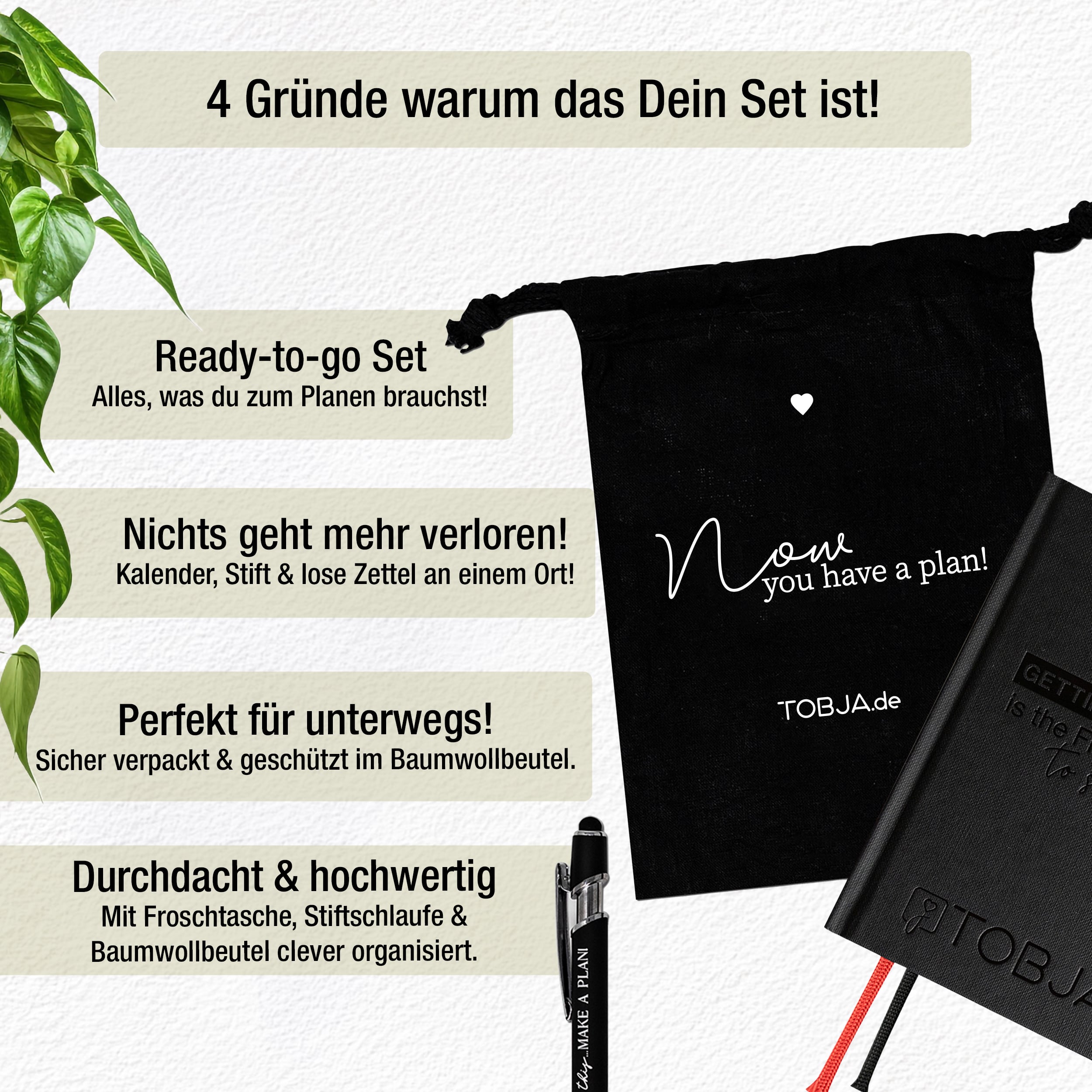 A6 Essential Kit + Taschenkalender 2026 "black success" Kalender A6 Essential Kit + Taschenkalender 2026 "black success" Kalender