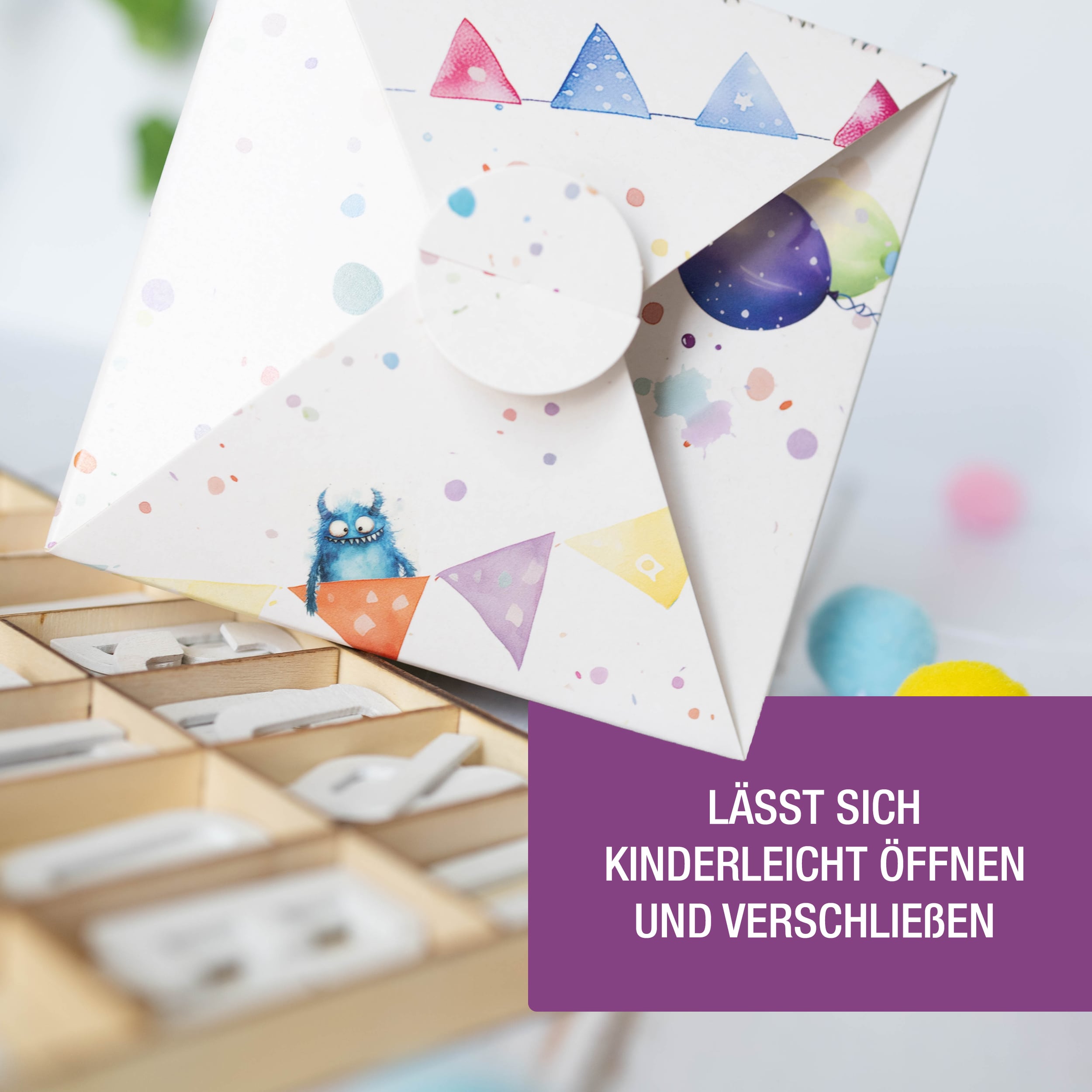 Mini Schultüte Monster Design