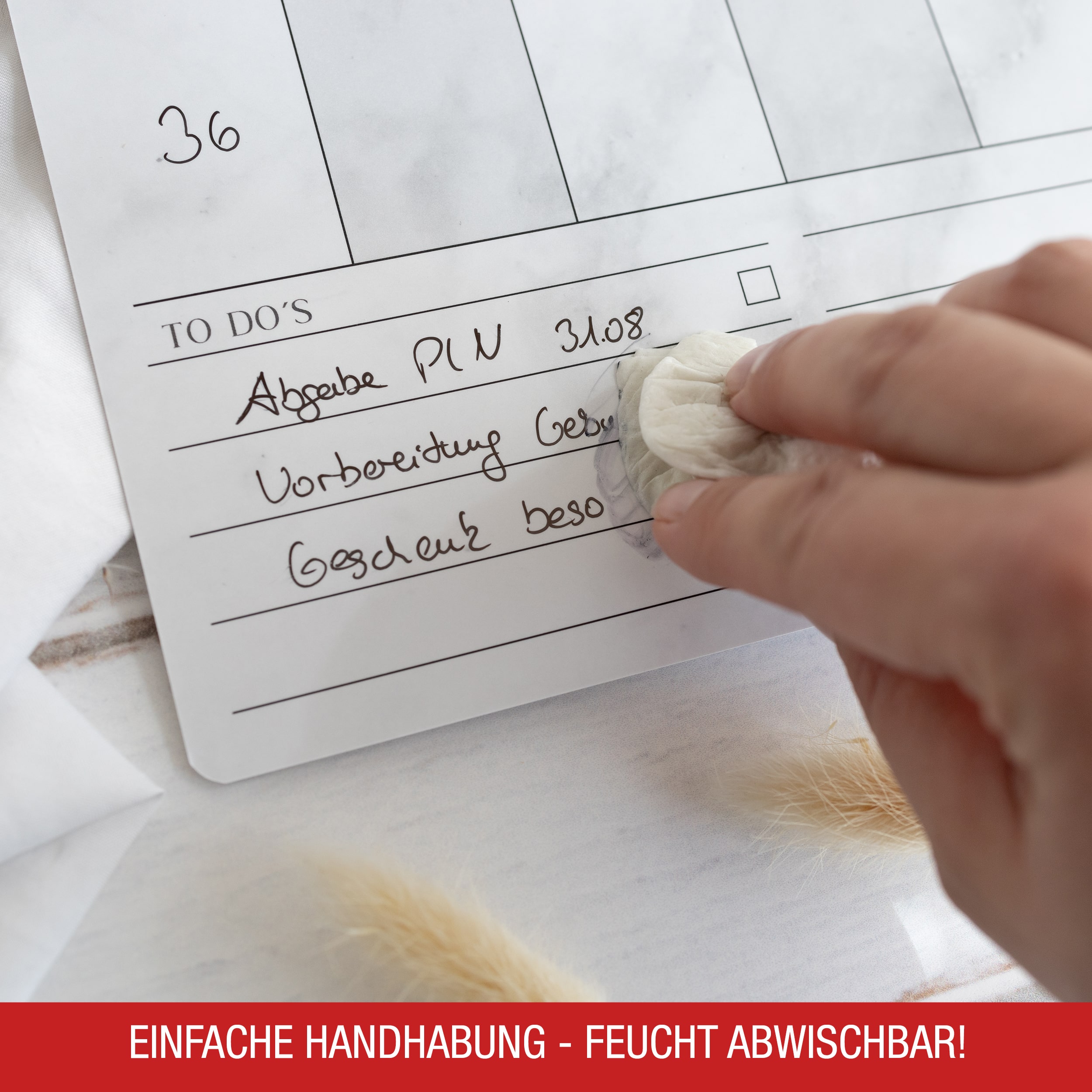 Familienplaner A3 abwischbar