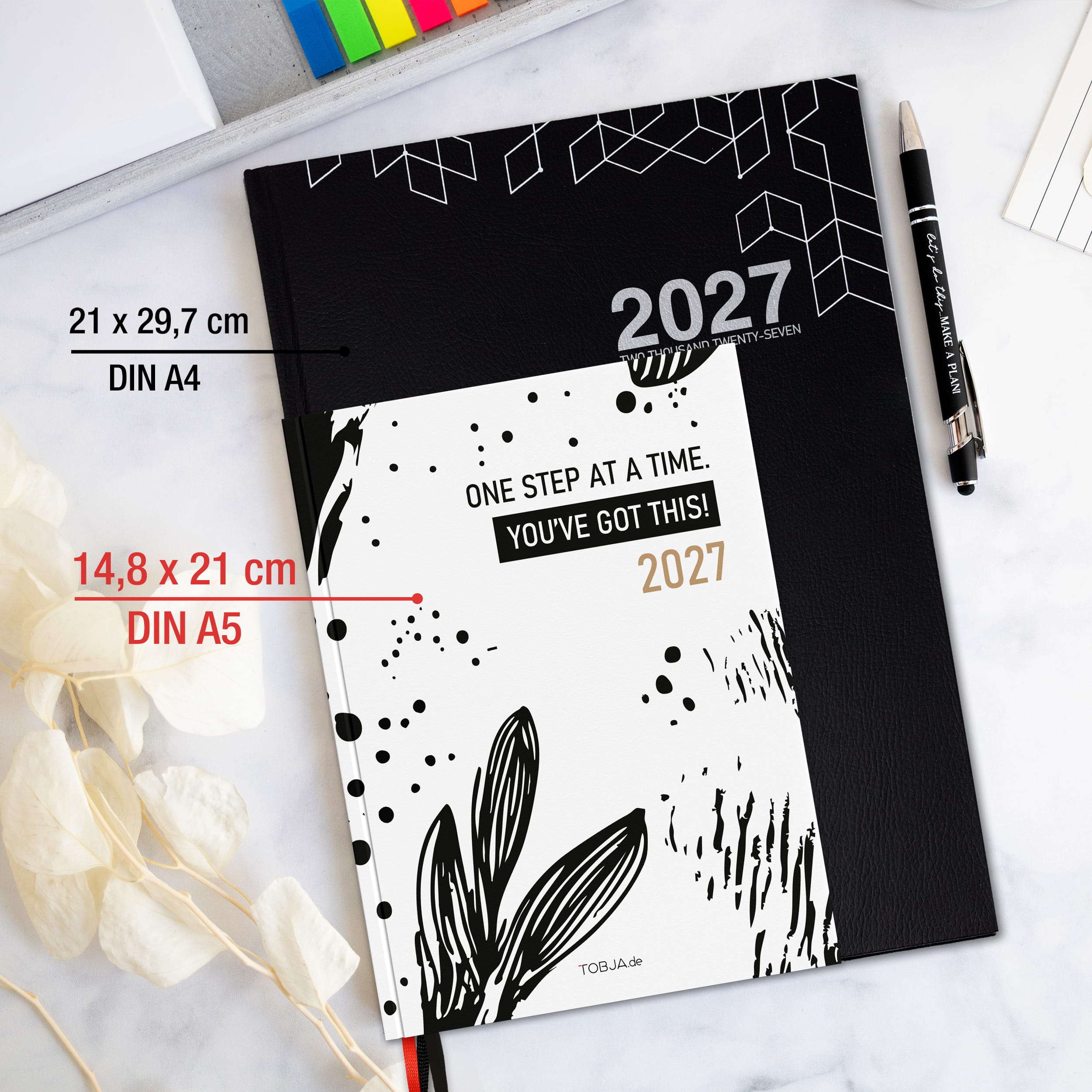 PlanWise Ink Buchkalender 2027 A5