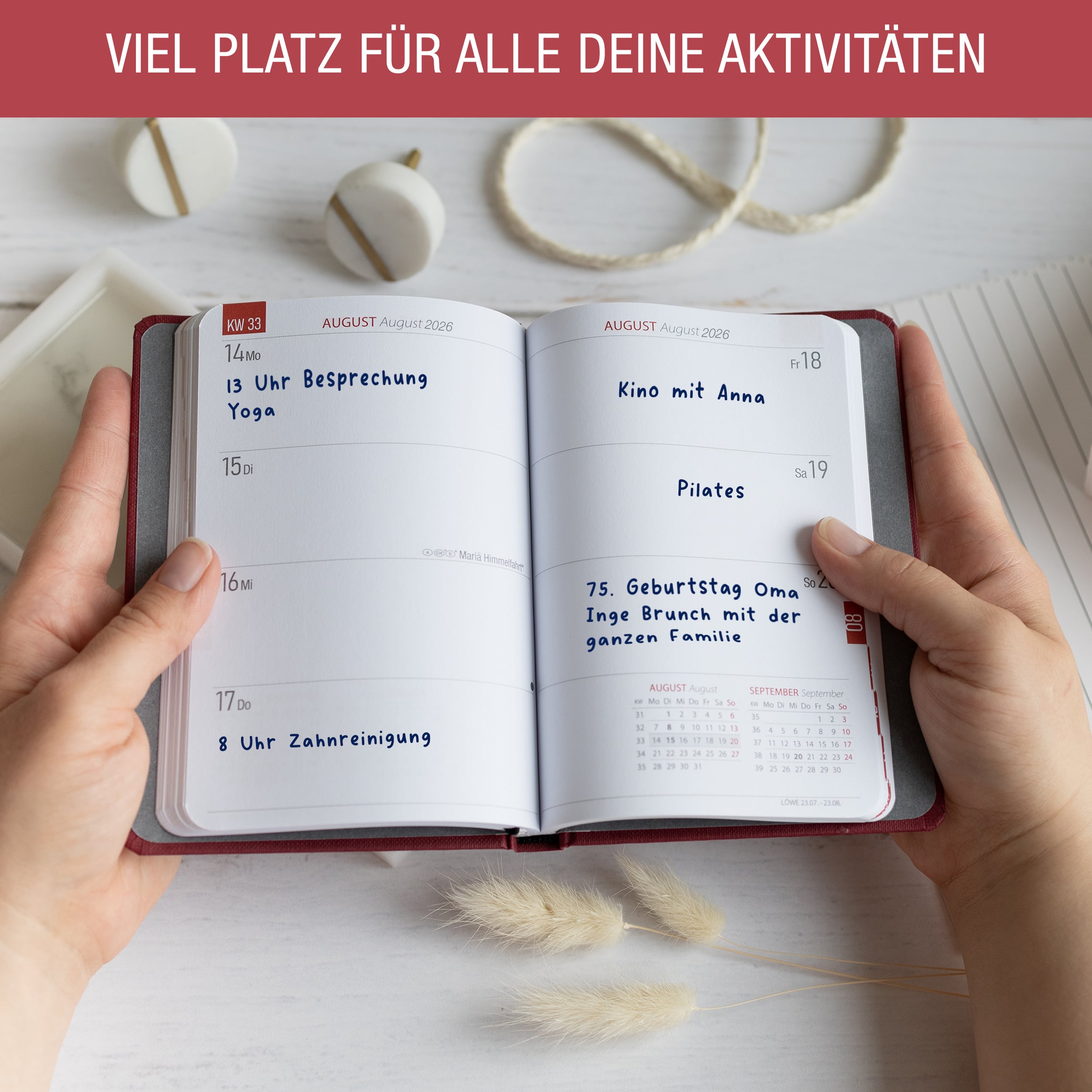 Taschenkalender 2026 A6 "Red Success" Taschenkalender 2026 A6 "Red Success"