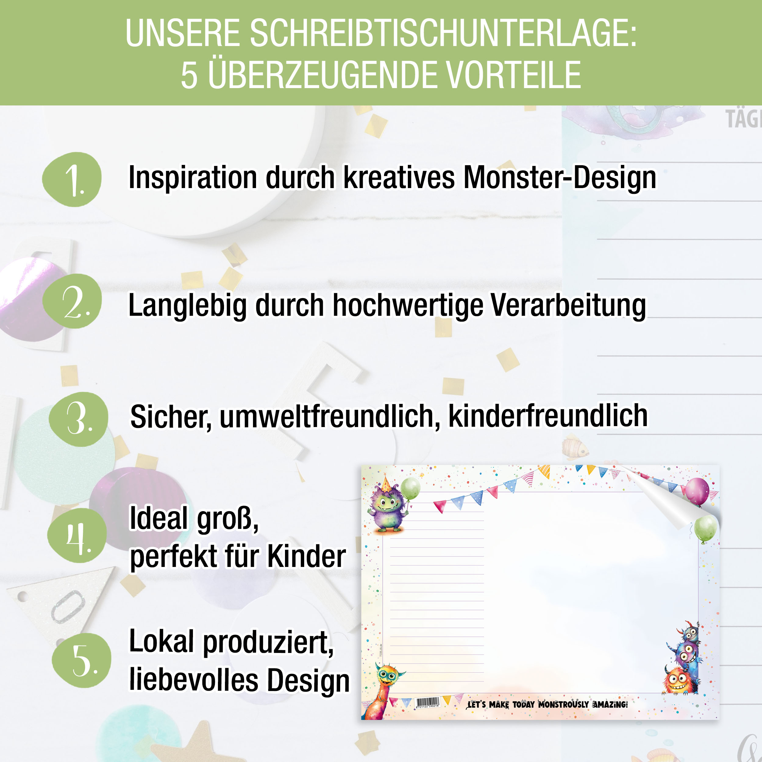 A3 Monster Schreibtischunterlage
