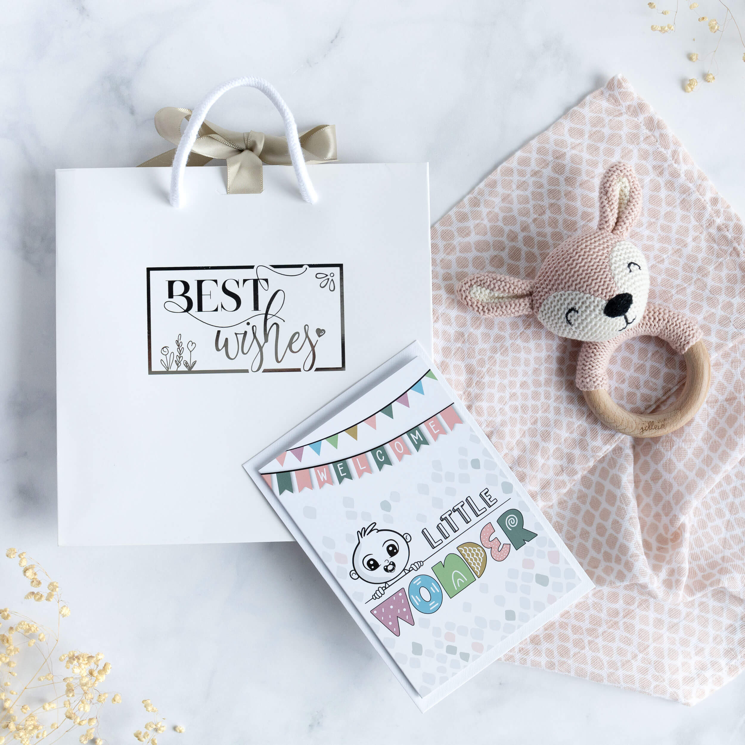 Baby Geschenkset Mädchen "Rassel" Baby Geschenkset Mädchen "Rassel"