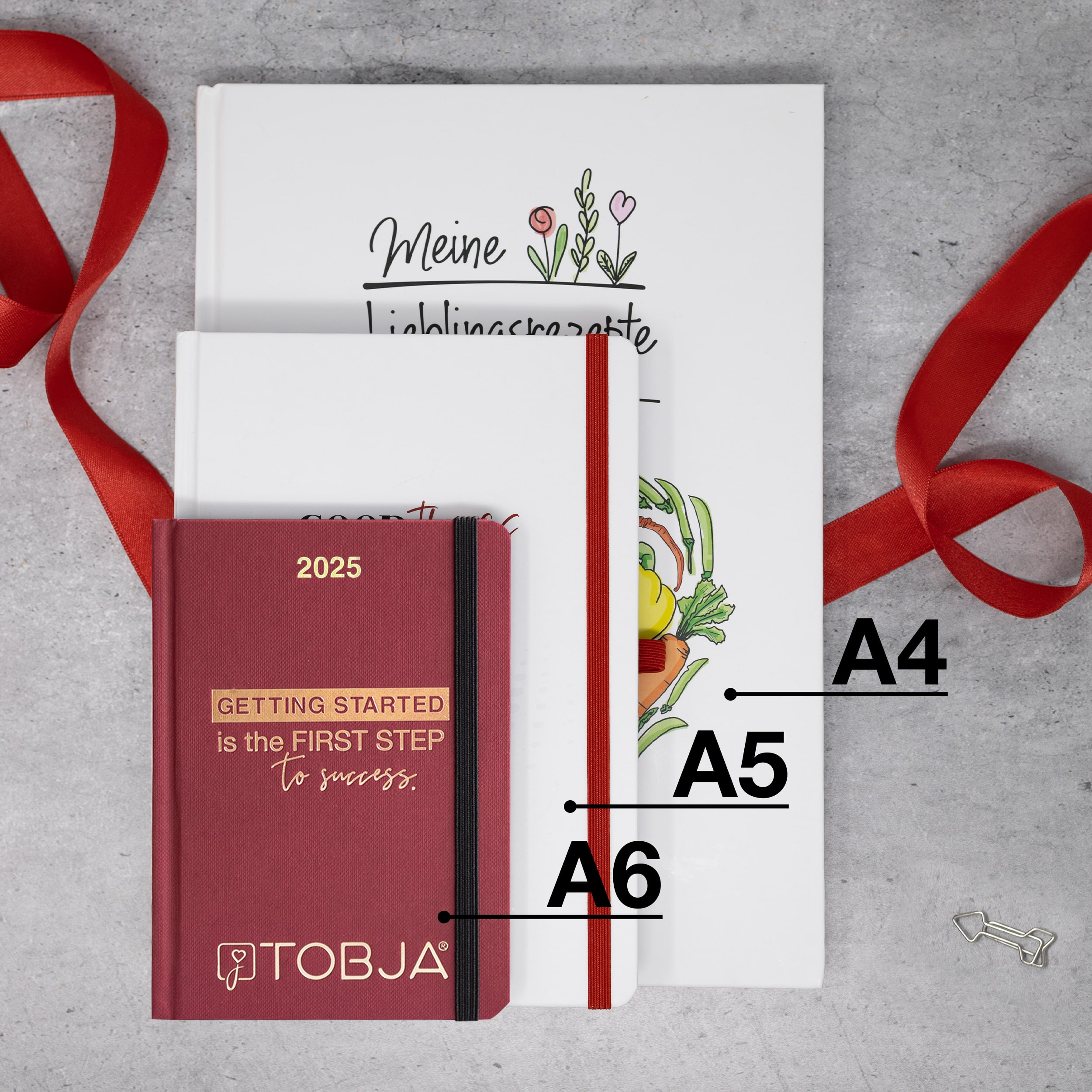 Taschenkalender 2025 A6 "Red Success"