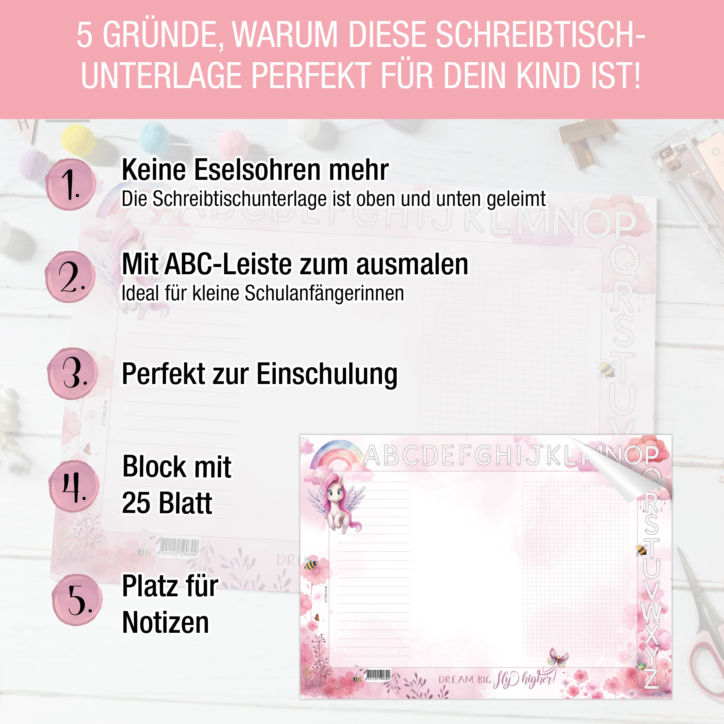 A3 Alicorn Schreibtischunterlage A3 Alicorn Schreibtischunterlage