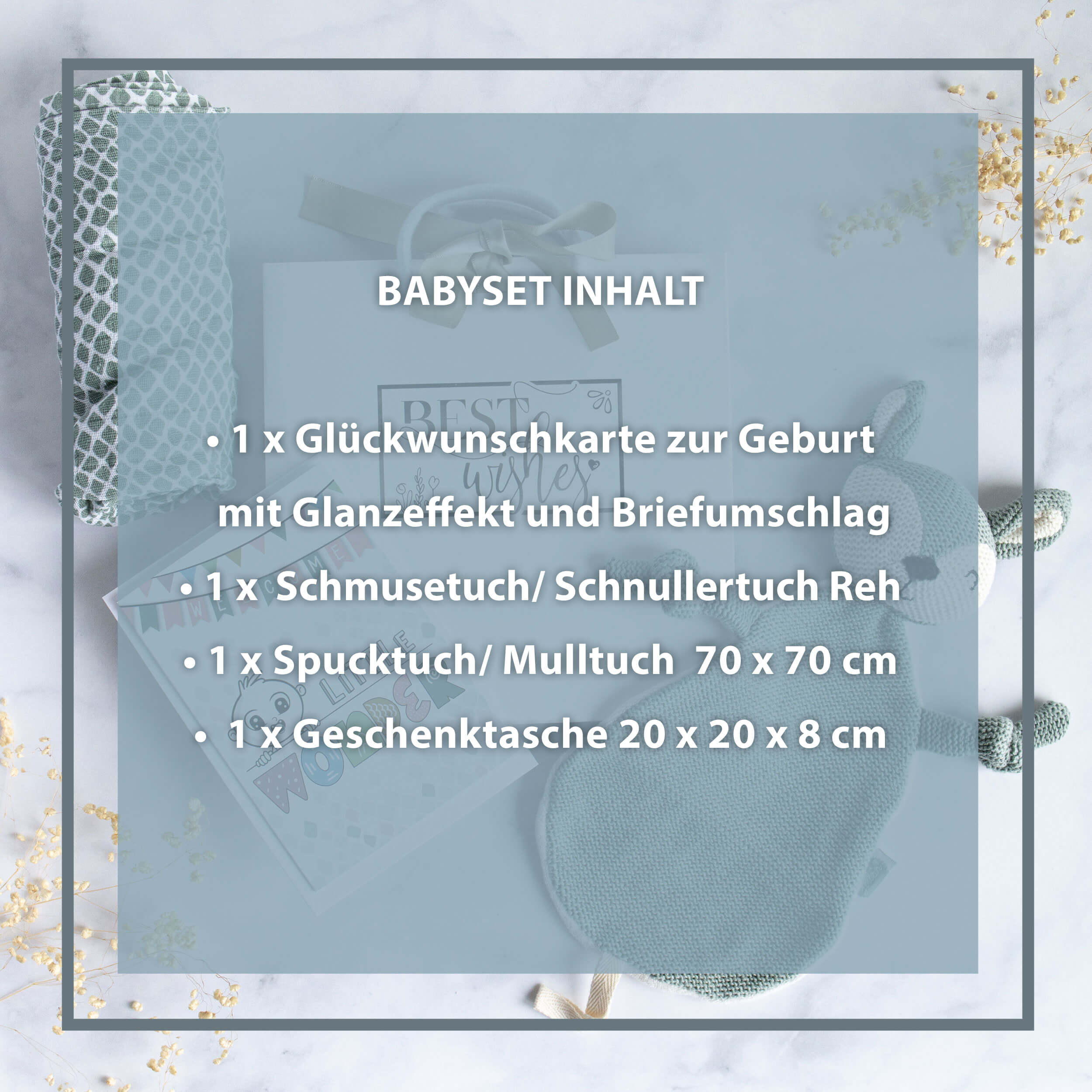 Baby Geschenkset Junge "Schnuffeltuch"