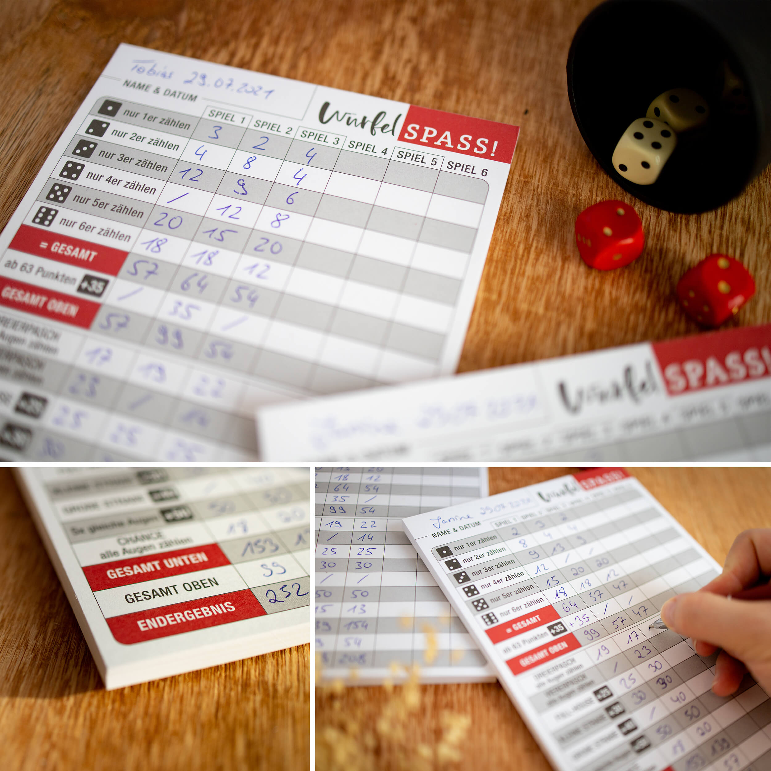 Würfelspiel Block "Senior Würfel-Spass" Würfelspiel Block "Senior Würfel-Spass"