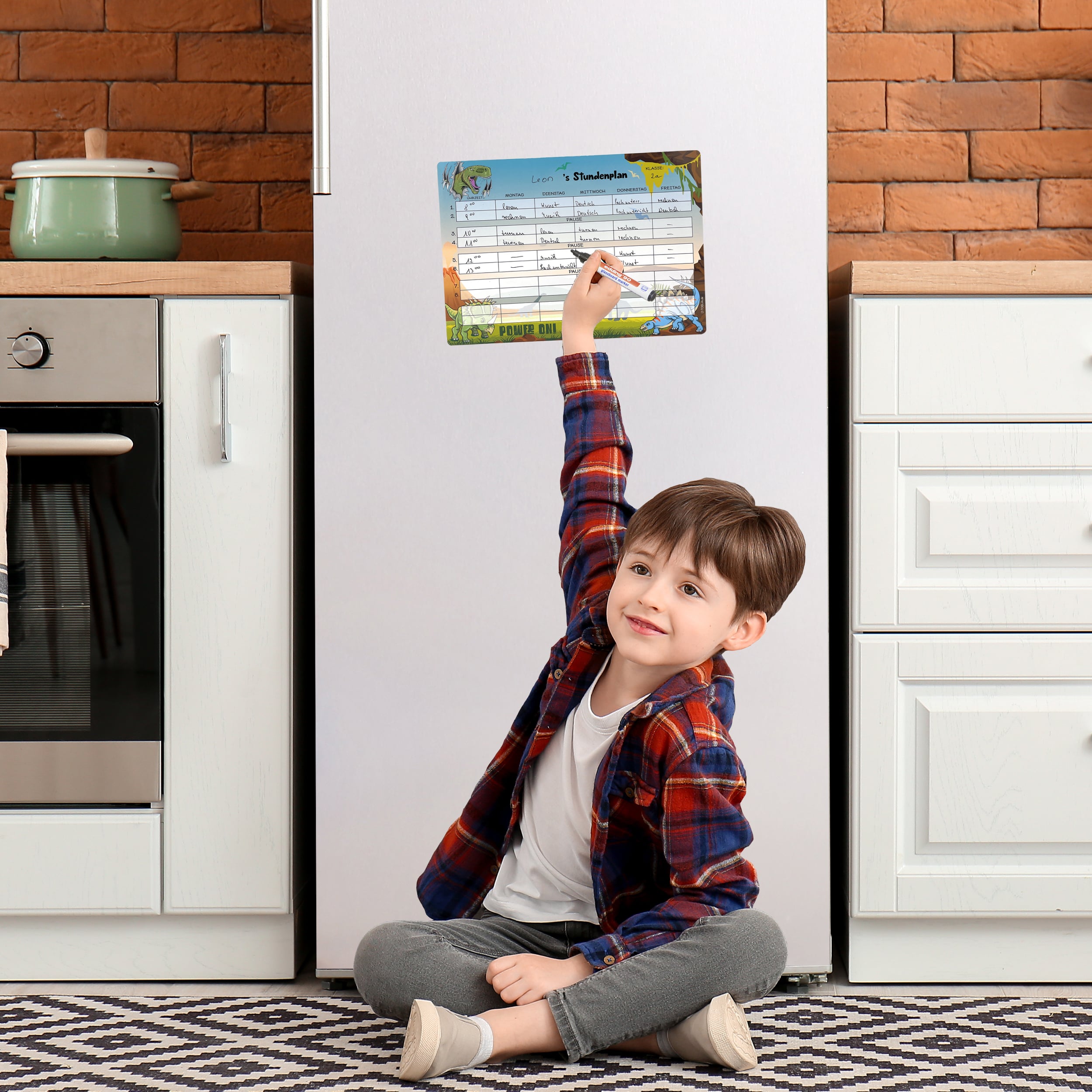 Stundenplan magnetisch "Dinosaurier"