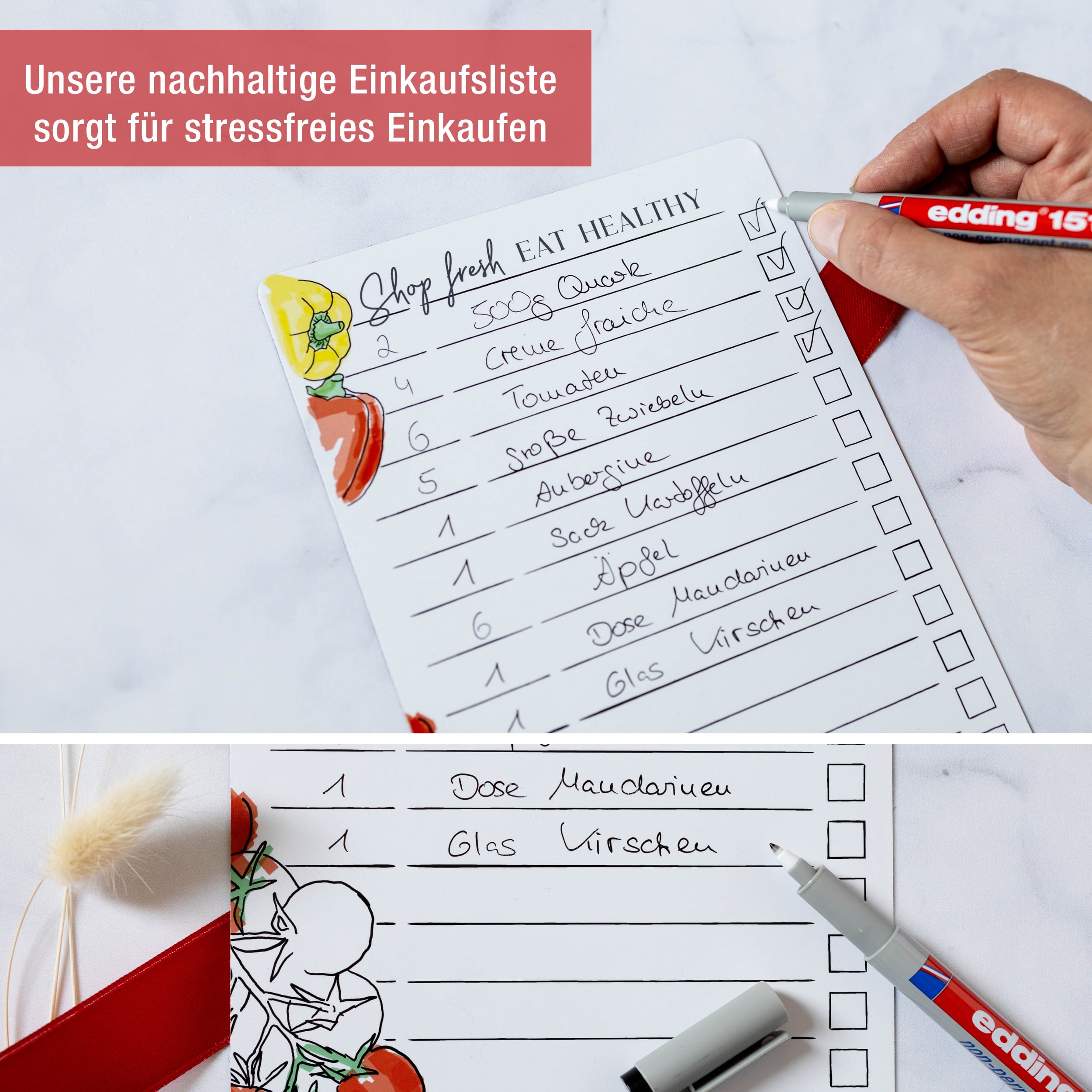 A5 Einkaufsliste magnetisch A5 Einkaufsliste magnetisch