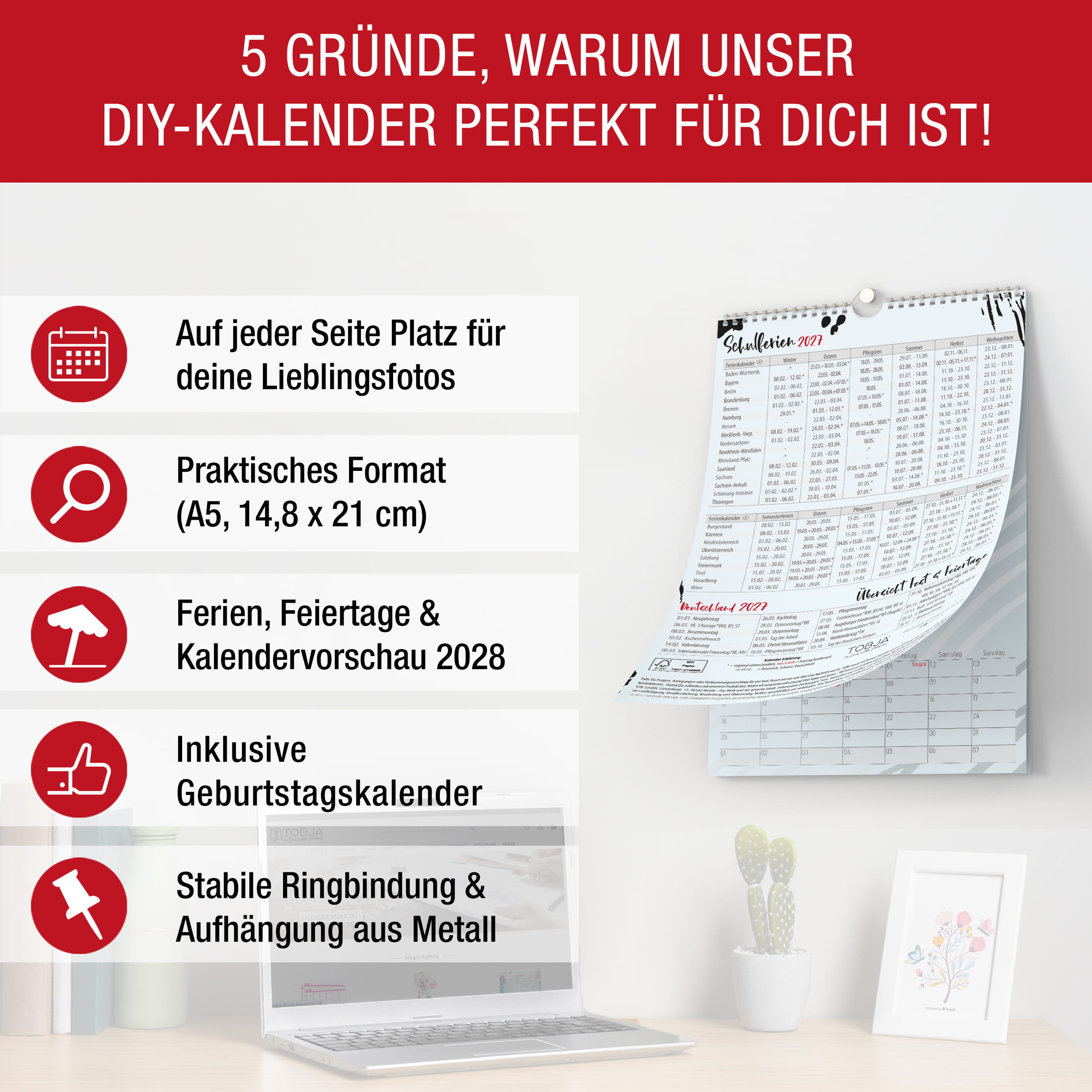 DIY Foto-Kalender 2027 Ink A5