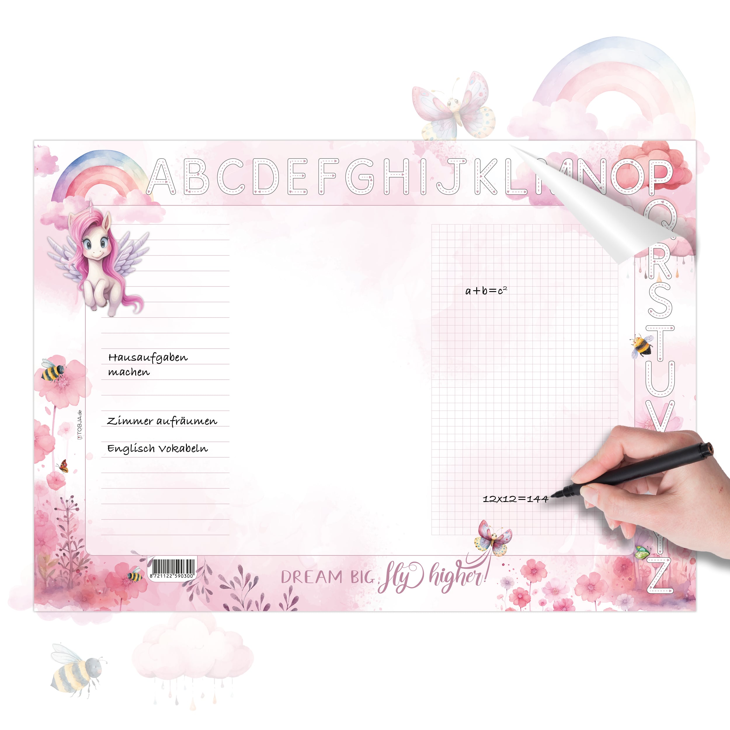A3 Alicorn Schreibtischunterlage