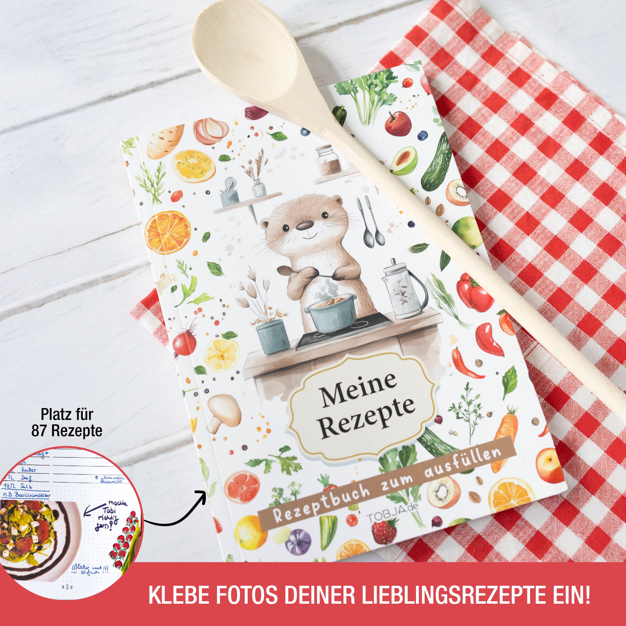 Rezeptbuch "Otterliebe" A5 Rezeptbuch "Otterliebe" A5
