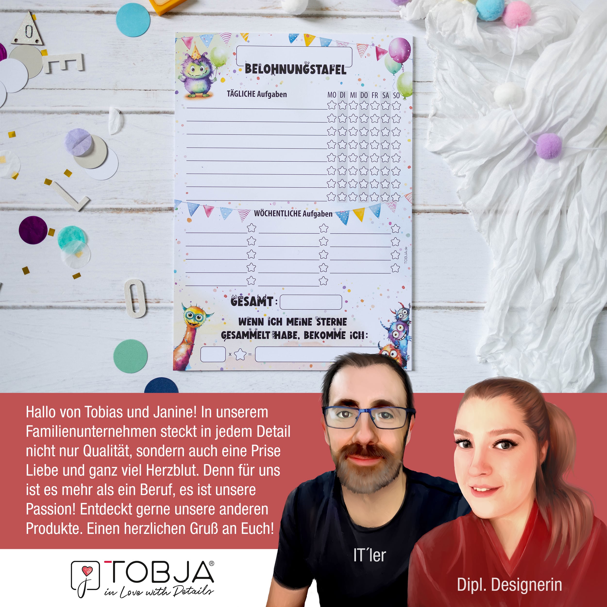 A3 Monster Schreibtischunterlage