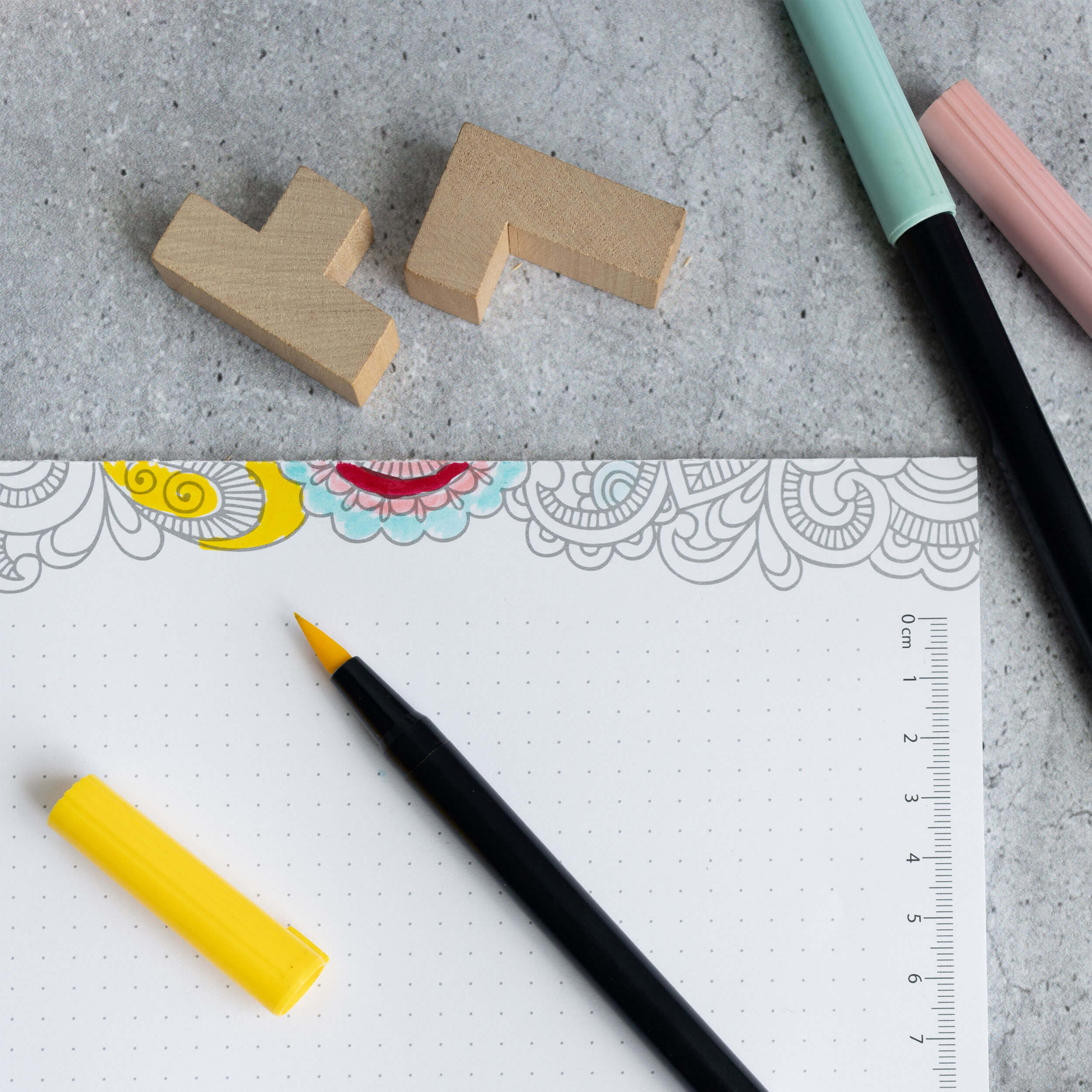 Schreibtischunterlage Wochenplaner aus Papier DIN A3