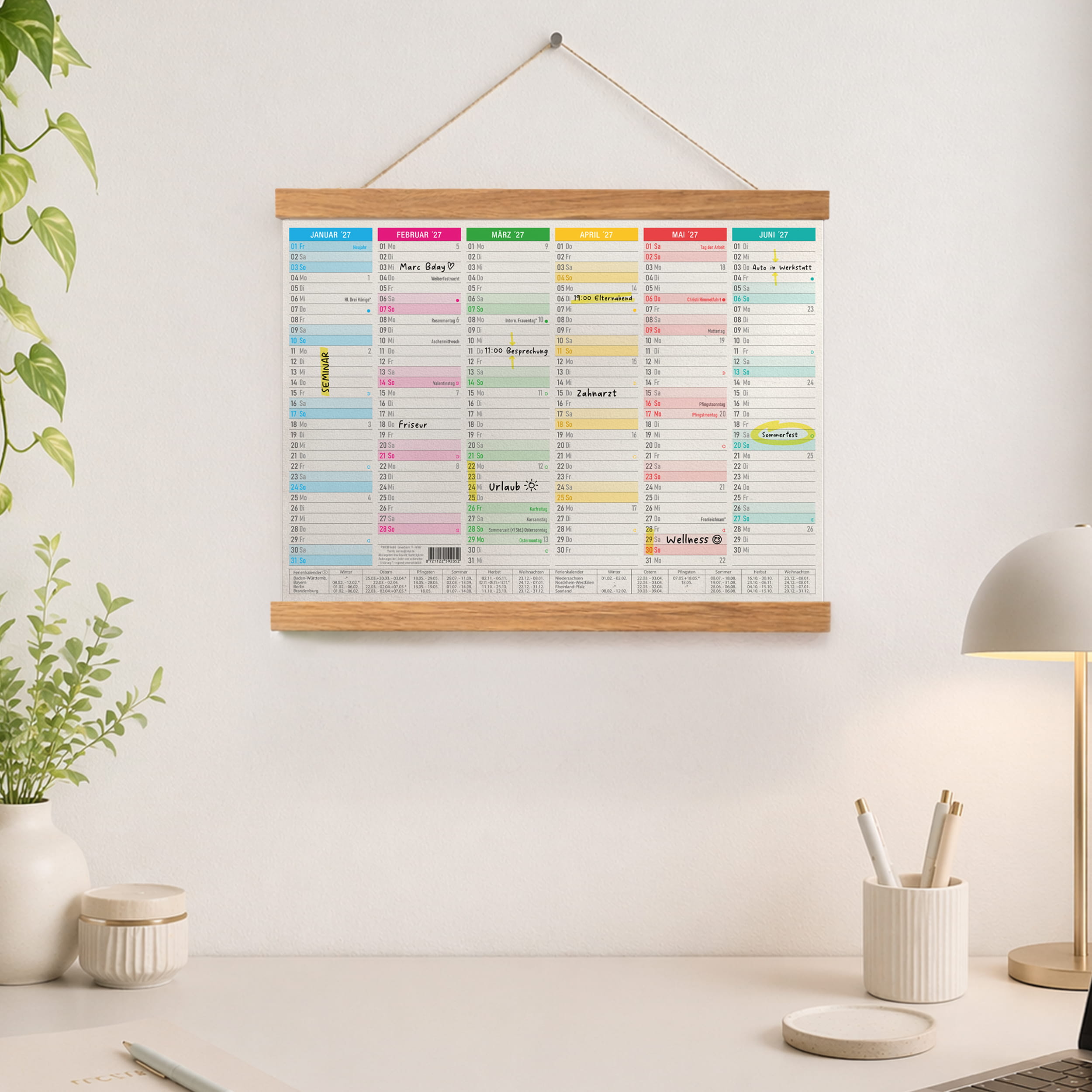 Tafelkalender 2027 BigOne Bierdeckel A4