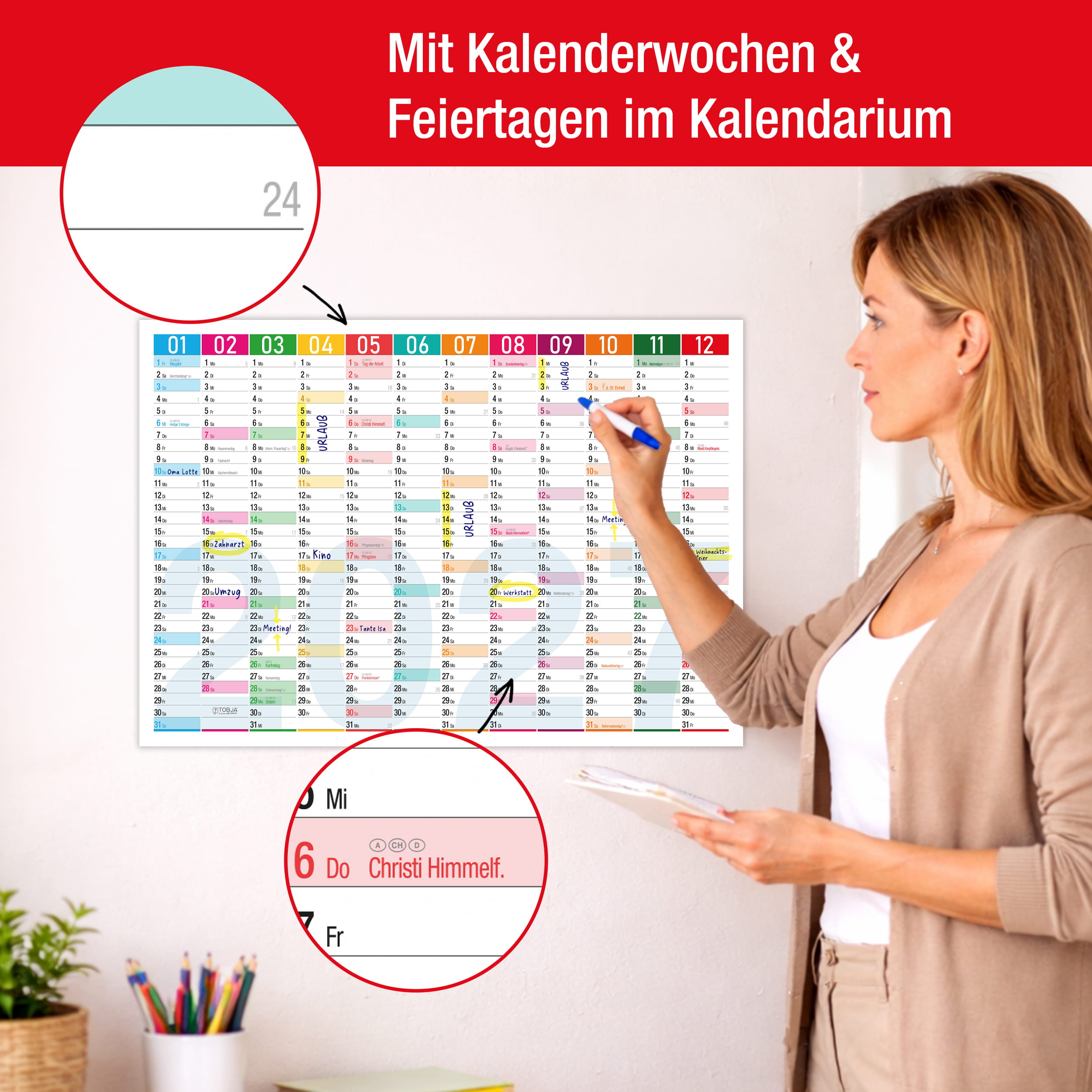 Wandkalender A3 2026