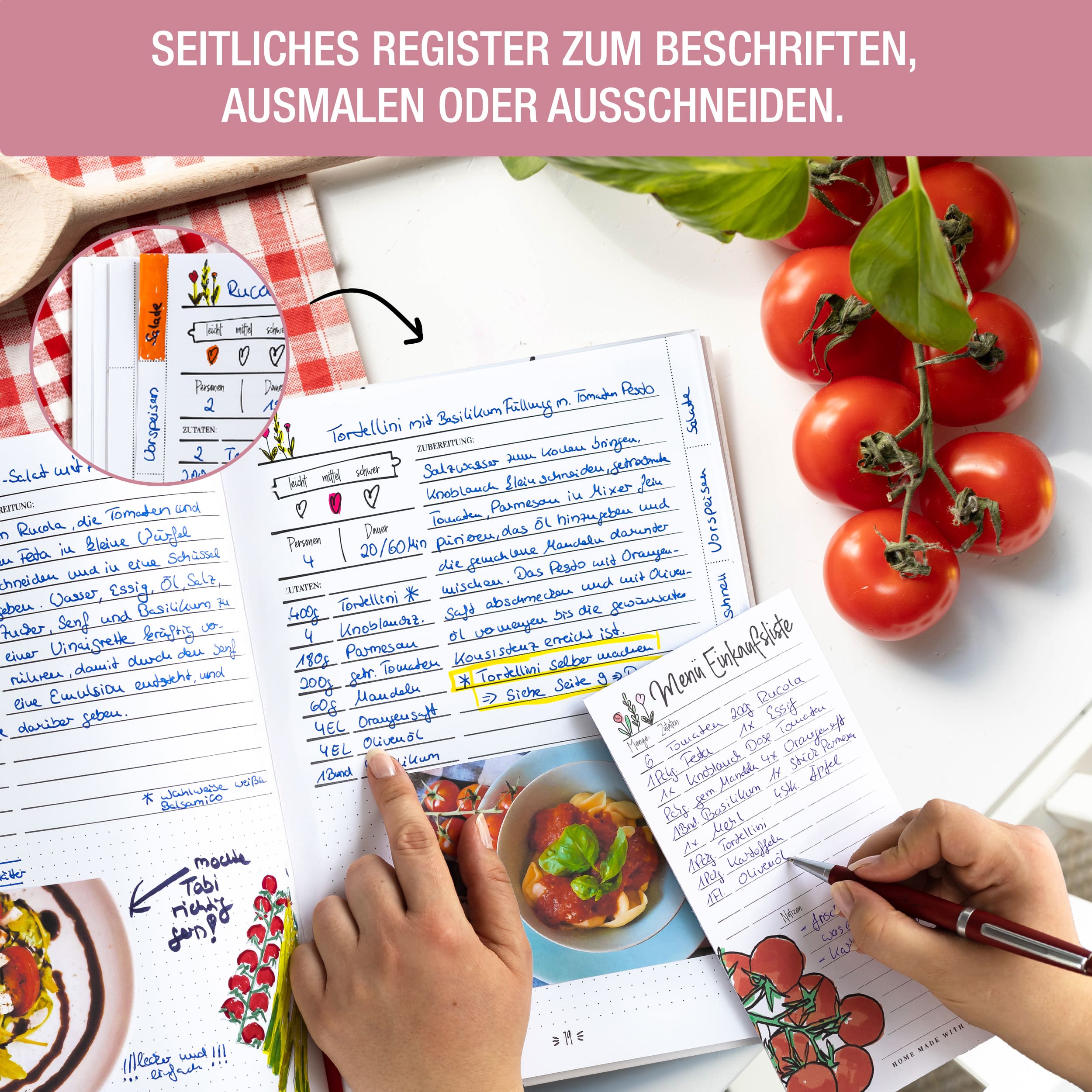 A5 Rezeptbuch zum selberschreiben *Kräuterklassik*