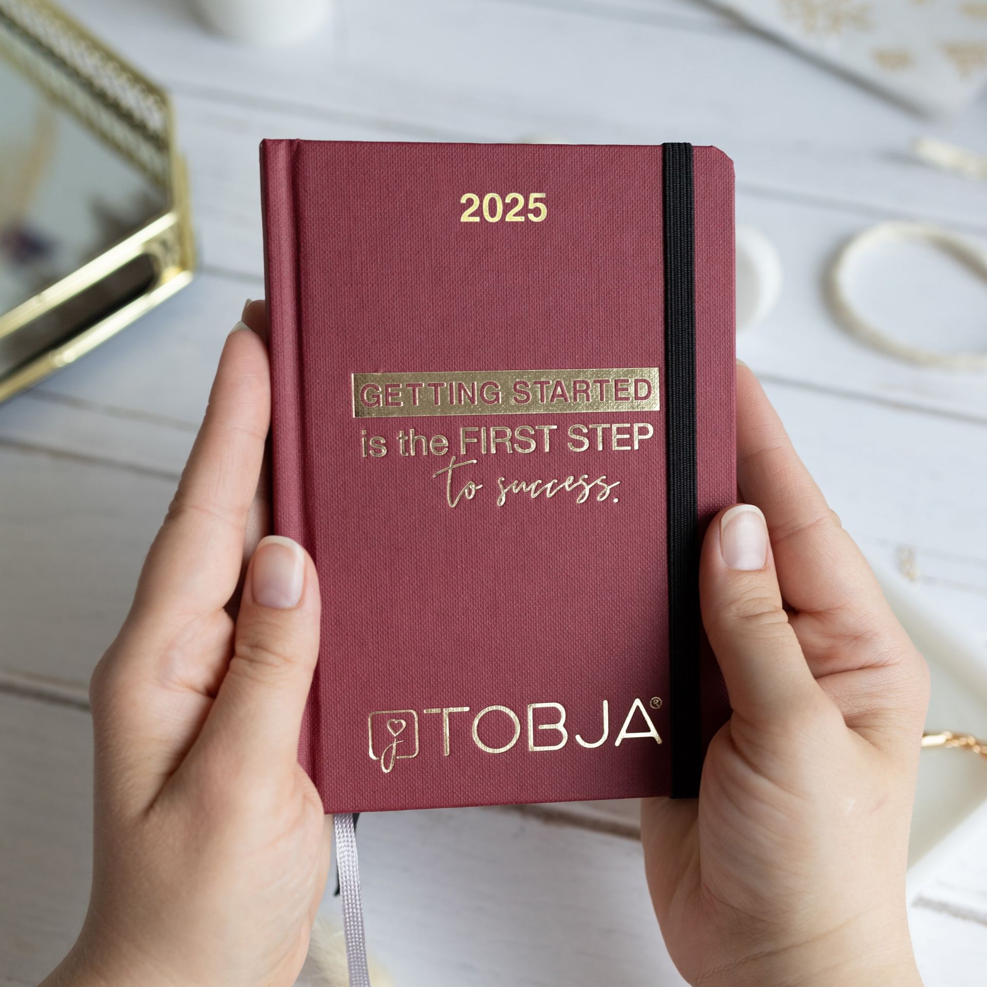 Taschenkalender 2025 A6 mit Zubehör Set - Perfekte Terminplanung