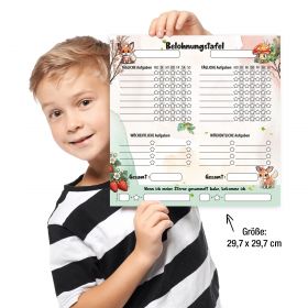 Magnetische Belohnungstafel Meerjungfrau - Routineplaner Für 2 Kinder